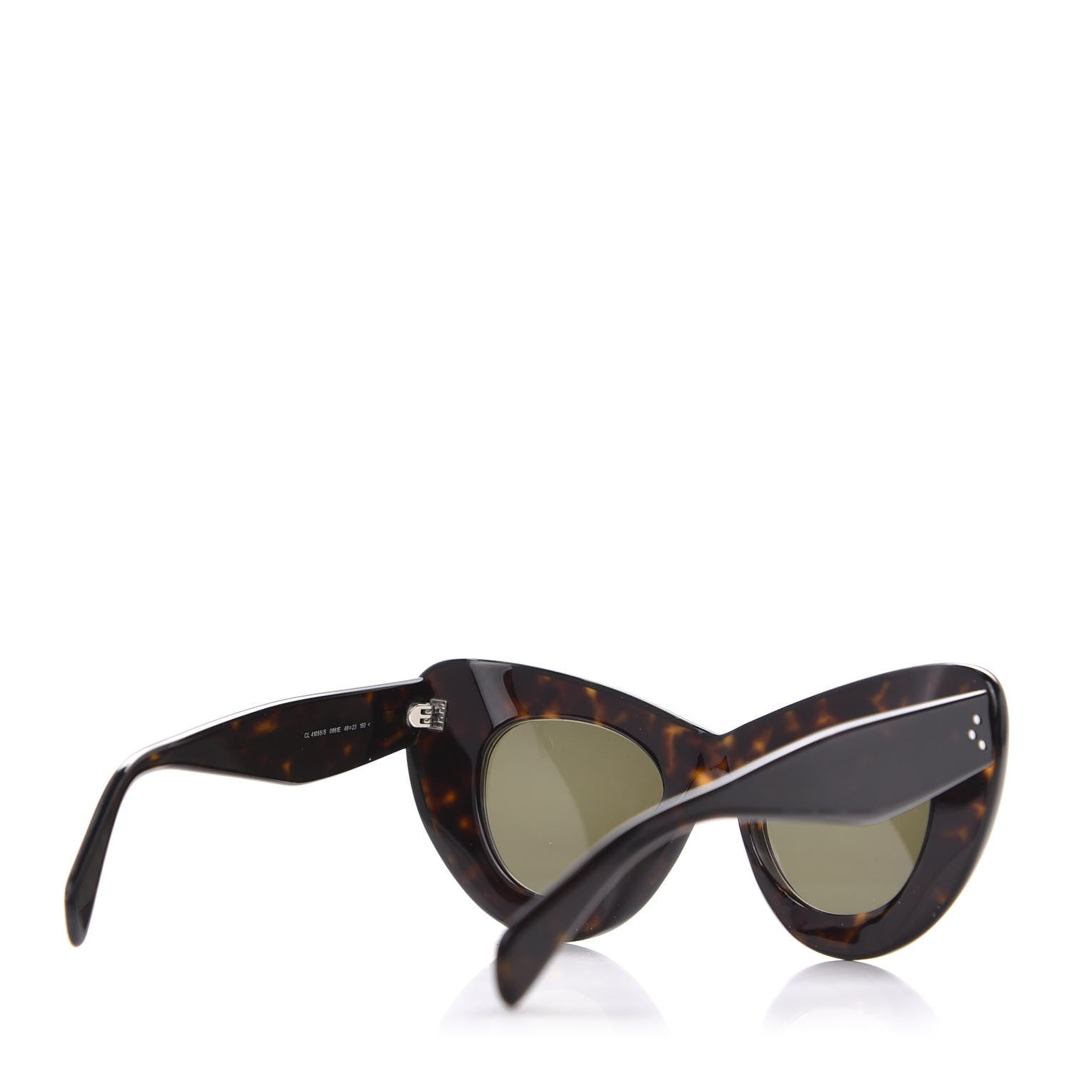 Celine Papillon Cat Eye Sunglasses CL 41055/S Havana 4 of 8