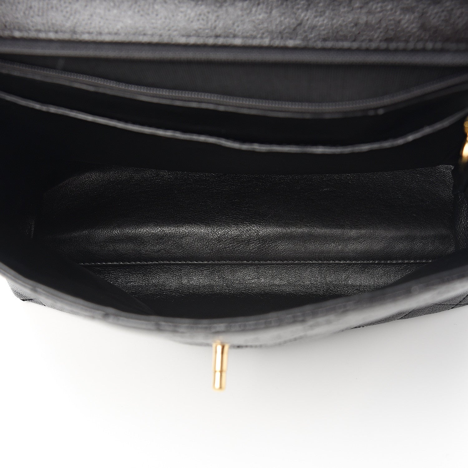 Chanel Caviar Quilted Jumbo Kelly Flap Black 4 of 10