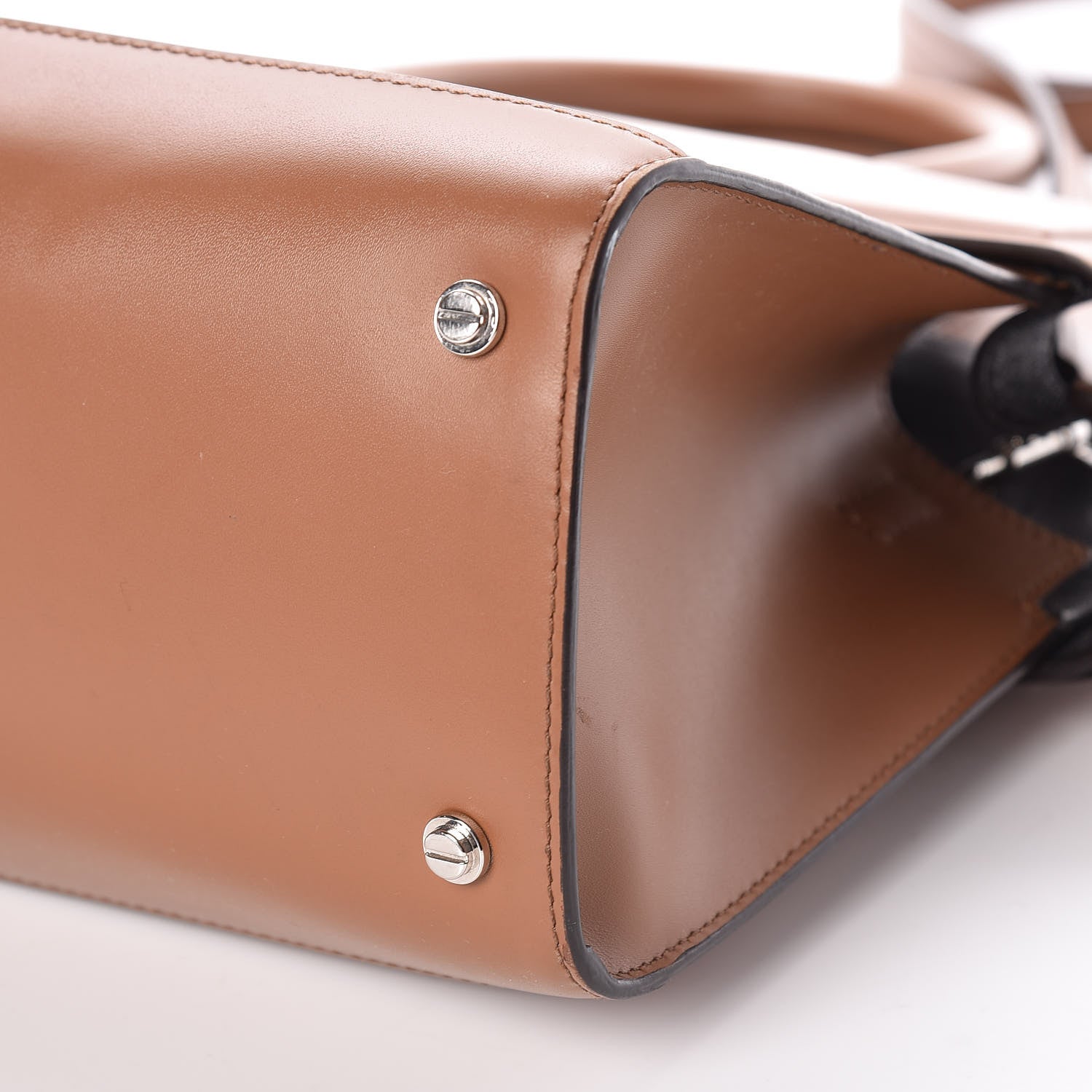 Givenchy Smooth Calfskin Small Horizon Satchel Caramel 8 of 11