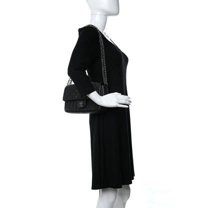 Chanel Calfskin Quilted Multi Chain Flap Black 2 of 9