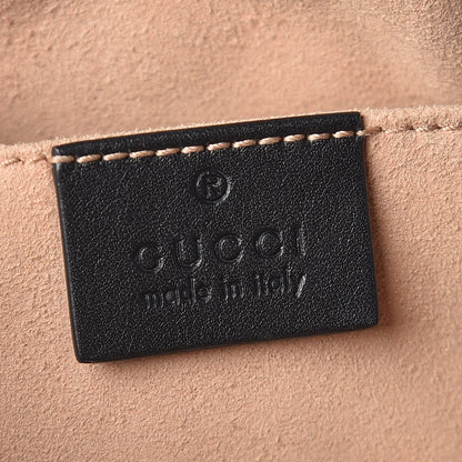 Gucci Calfskin Matelasse GG Marmont Belt Bag 95 38 Black 6 of 13