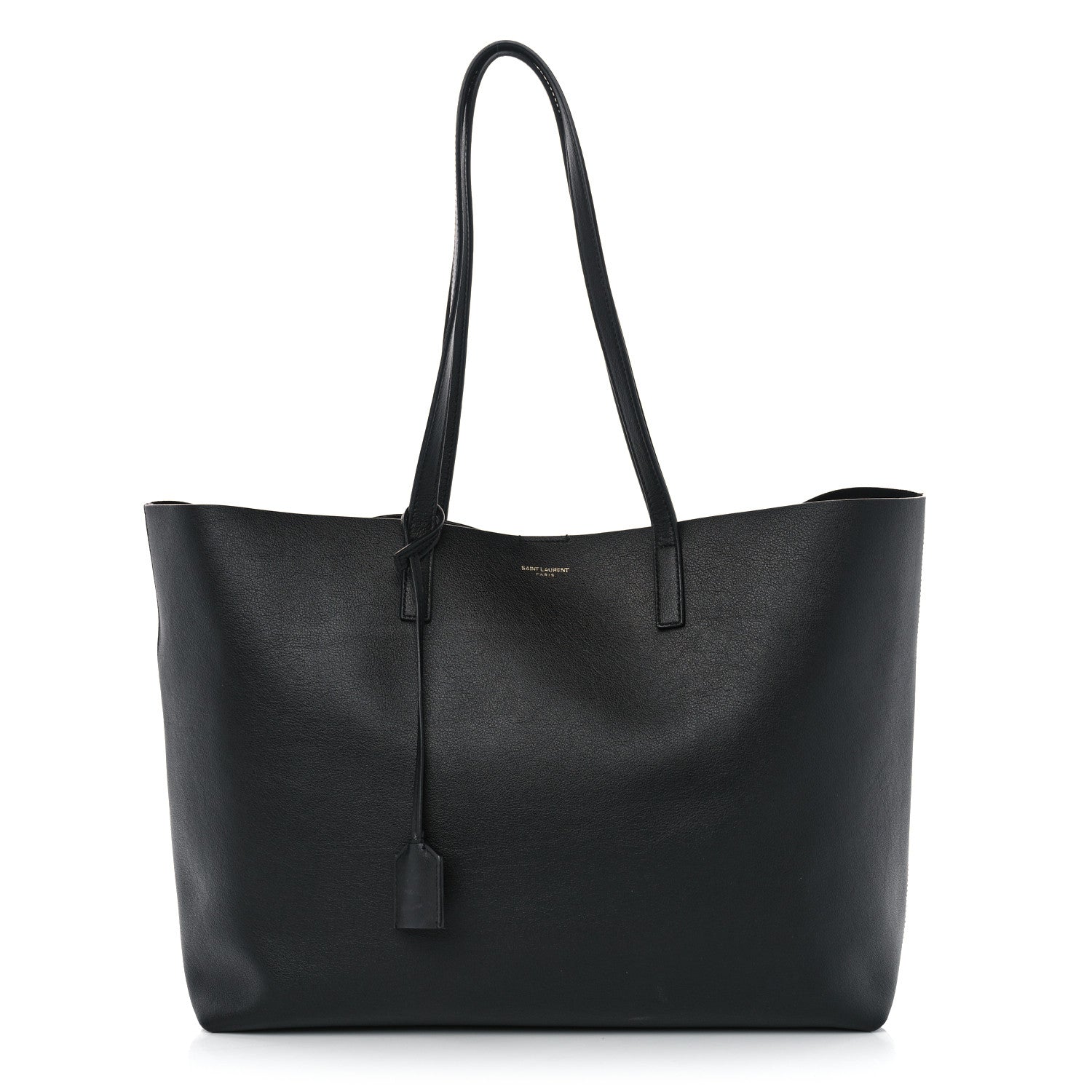 Saint Laurent Calfskin Large Shopping Tote Black 1 of 11