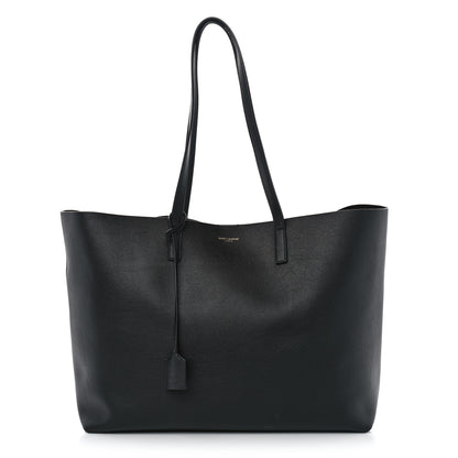 Saint Laurent Calfskin Large Shopping Tote Black 1 of 11