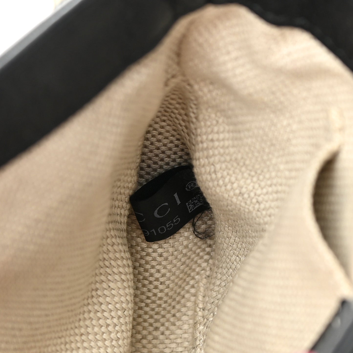 Pebbled Calfskin Small Soho Flap Crossbody Black