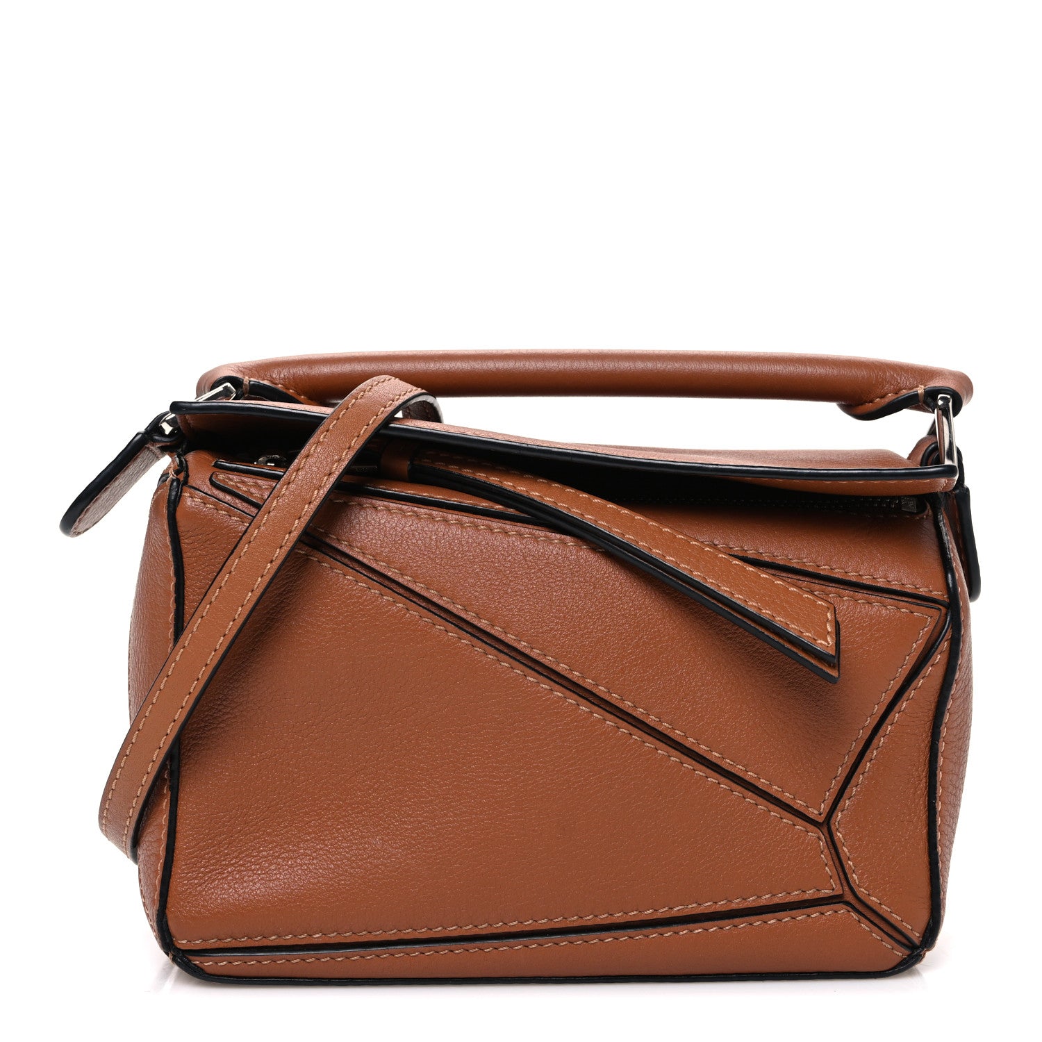 Loewe Calfskin Mini Puzzle Bag Tan 1 of 10