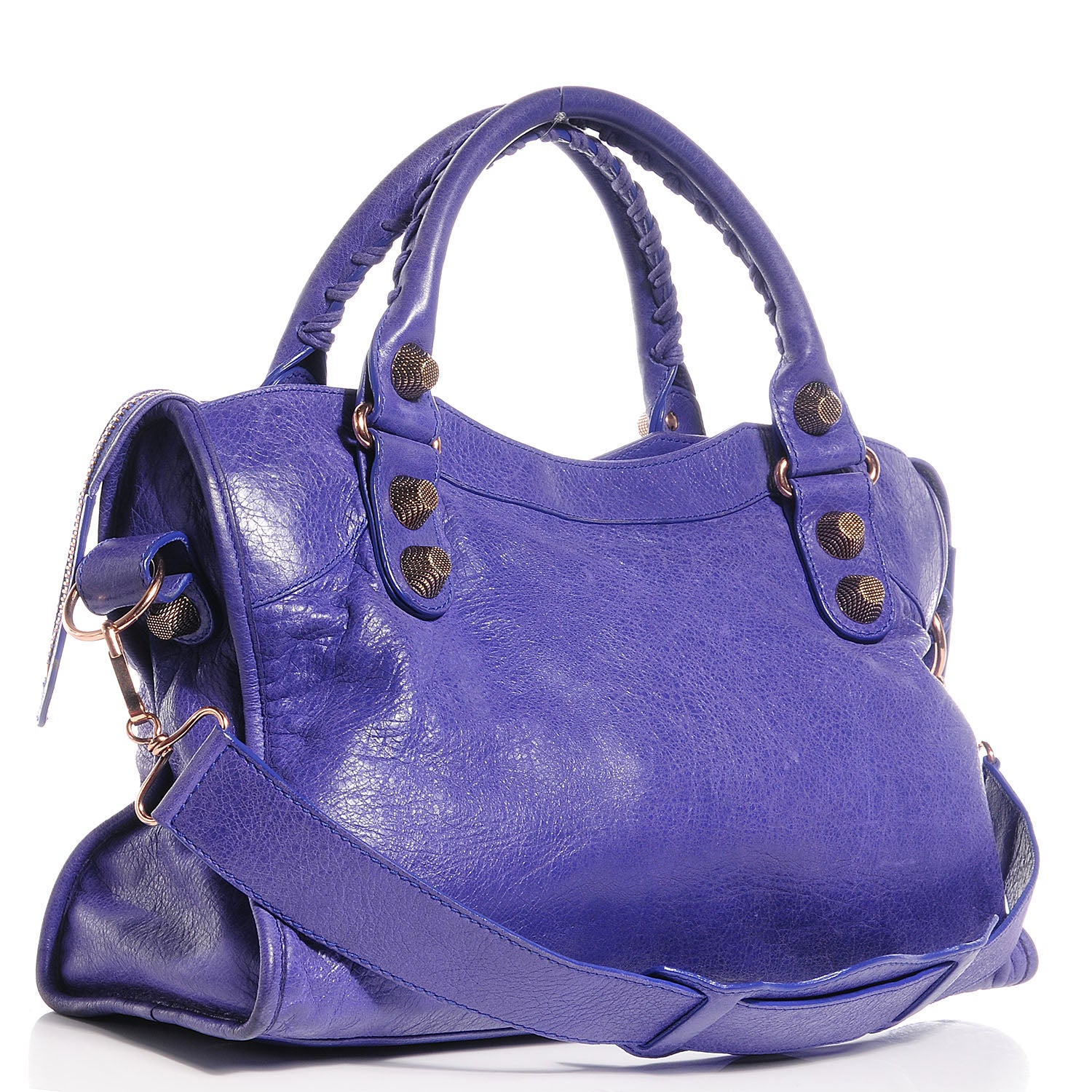 Balenciaga Agneau Giant 21 Rose Gold Hardware City Bleu Lavande 3 of 10