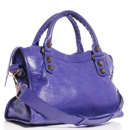 Balenciaga Agneau Giant 21 Rose Gold Hardware City Bleu Lavande 3 of 10