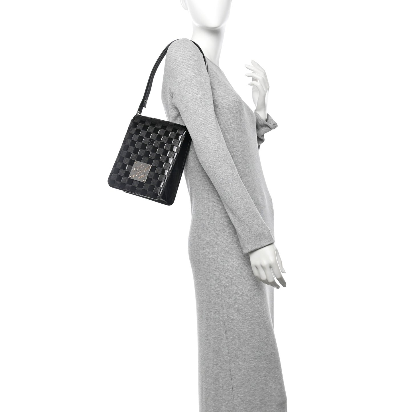 Damier Vernis Cabaret Club Bag Black