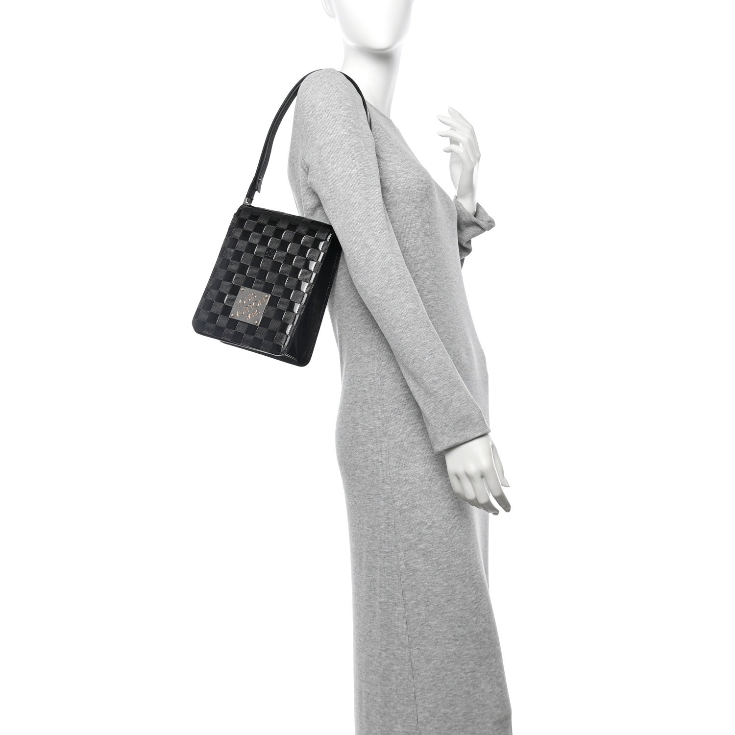 Louis Vuitton Damier Vernis Cabaret Club Bag Black 2 of 9