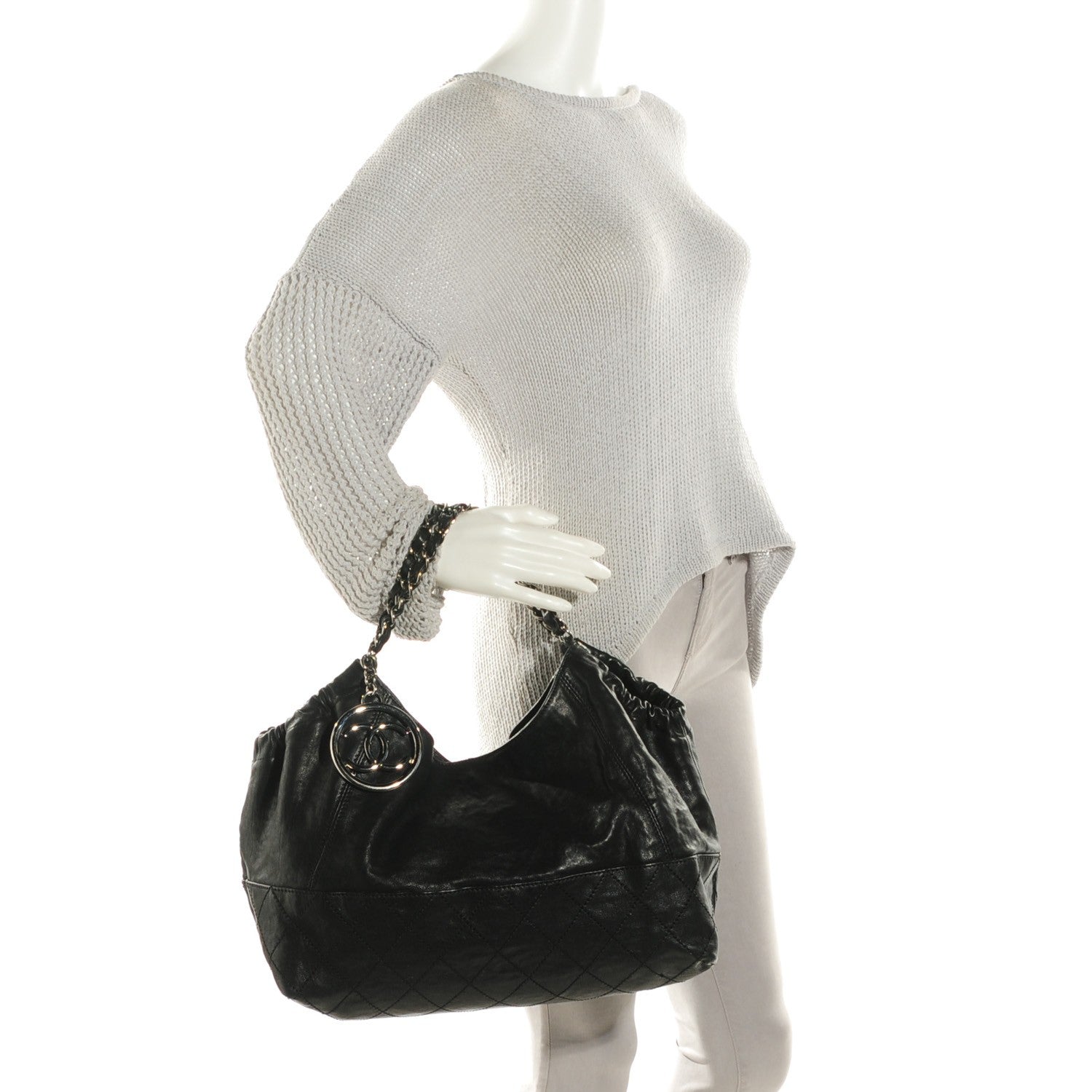 Chanel Calfskin Baby Coco Cabas Black 2 of 8