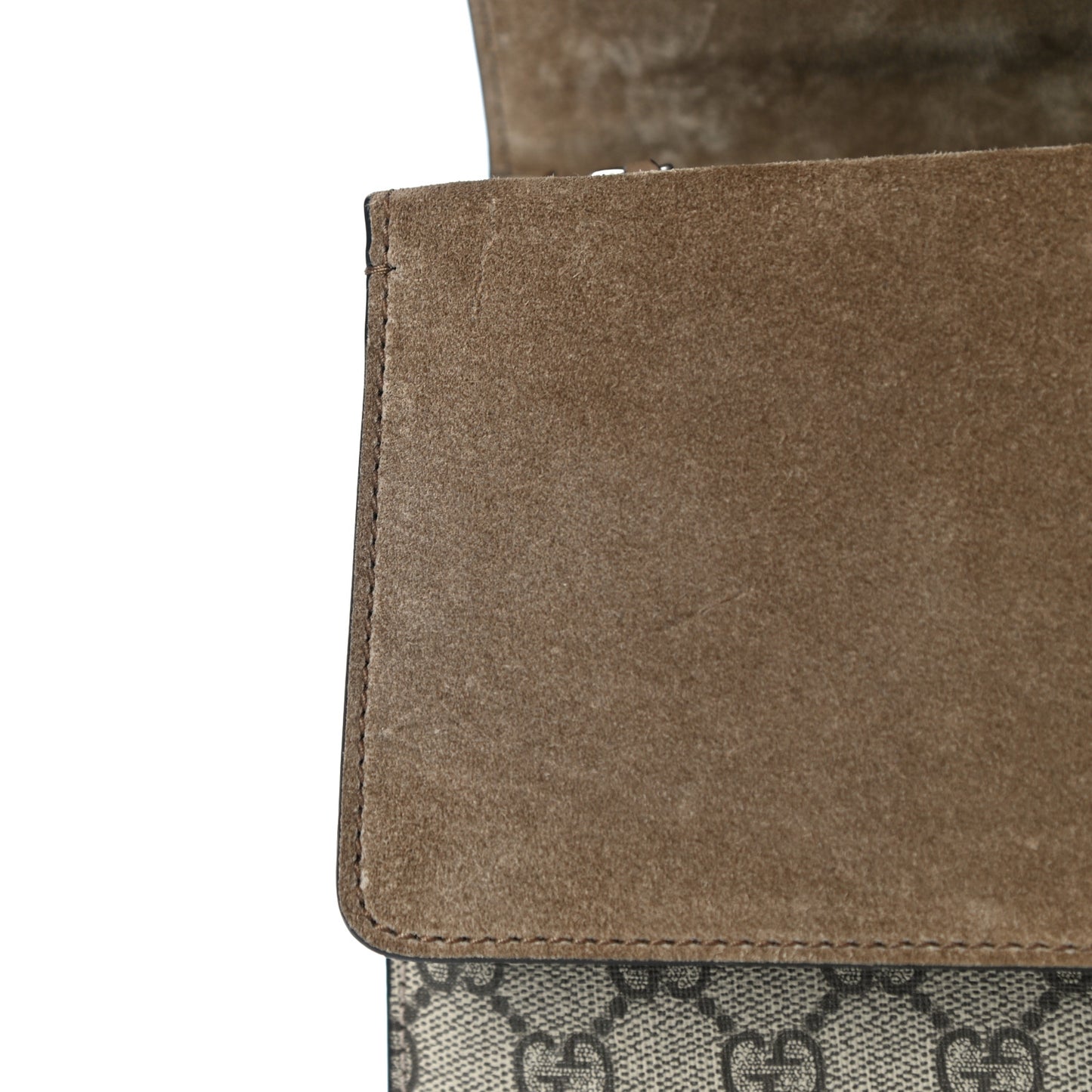 GG Supreme Monogram Medium Dionysus Shoulder Bag Taupe