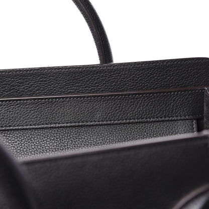 Celine Drummed Calfskin Mini Luggage Black 13 of 13