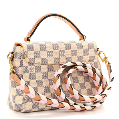 Louis Vuitton Damier Azur Braided Croisette Rose 3 of 10