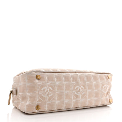Chanel Nylon Travel Bowler Beige 4 of 11