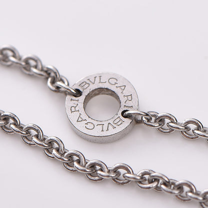 Bulgari Sterling Silver Ceramic Save The Children Pendant Necklace 7 of 11