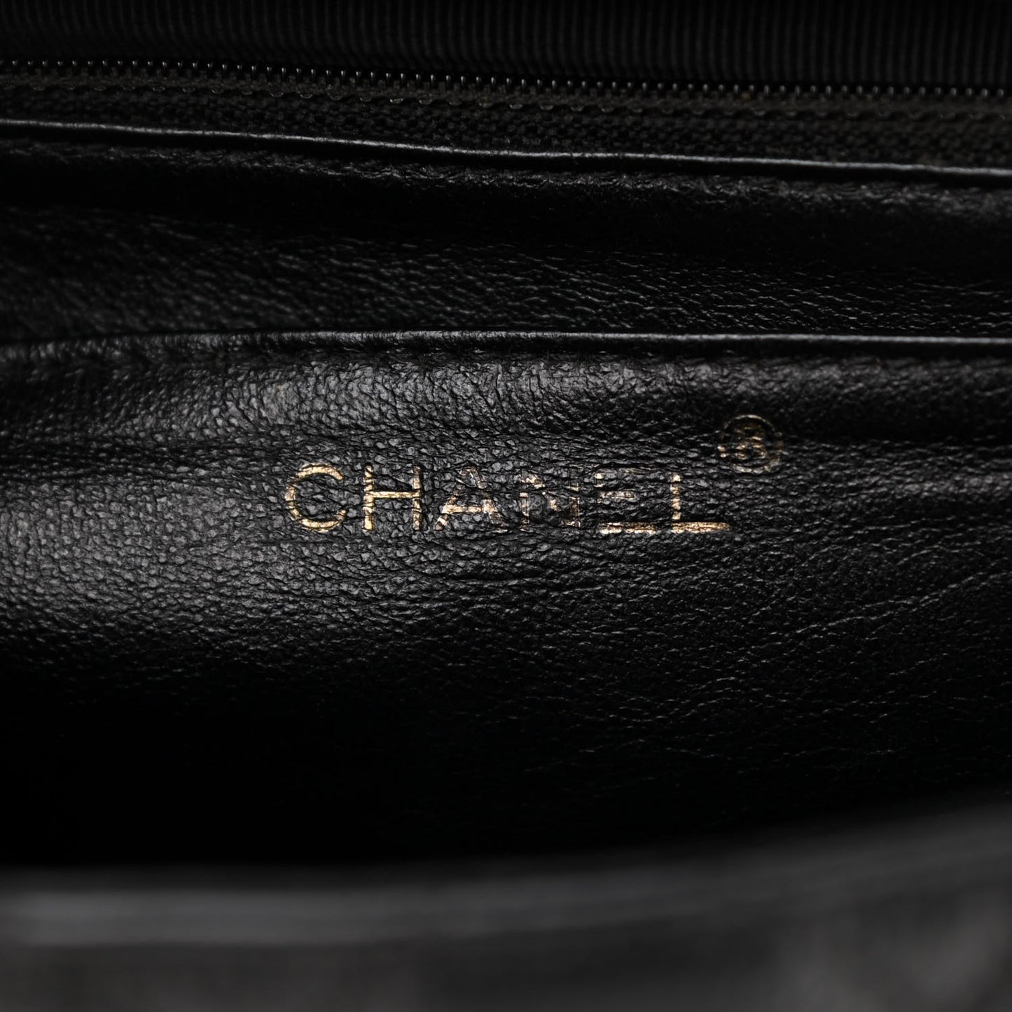 Lambskin CC Earrings Black