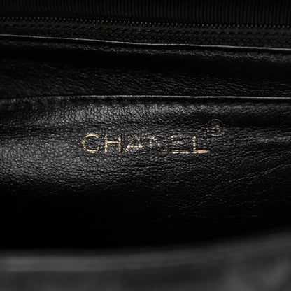 Chanel Lambskin CC Earrings Black 10 of 15