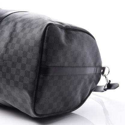 Louis Vuitton Damier Graphite Keepall Bandouliere 55 6 of 14