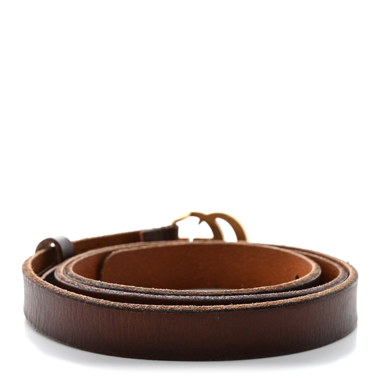 Gucci Faded Calfskin Double G 20mm Belt 95 38 Cuir 2 of 5