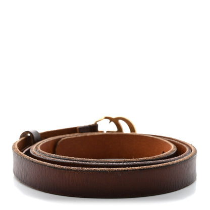 Gucci Faded Calfskin Double G 20mm Belt 95 38 Cuir 2 of 5