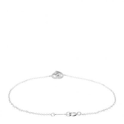 Tiffany Platinum Diamond Enchant Heart Bracelet 2 of 3