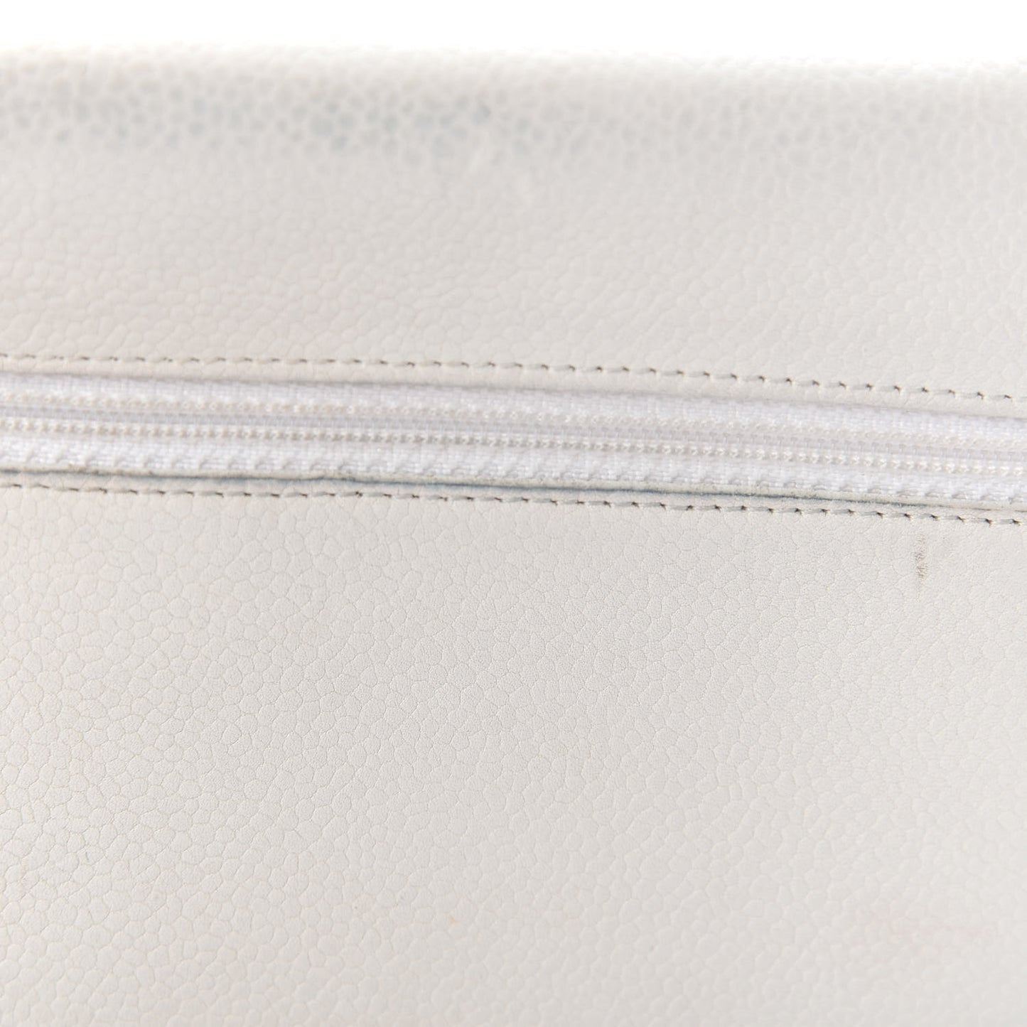Caviar Timeless CC Wallet on Chain WOC White