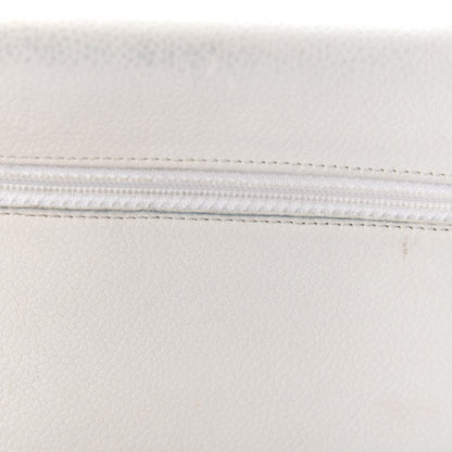 Chanel Caviar Timeless CC Wallet on Chain WOC White 14 of 14