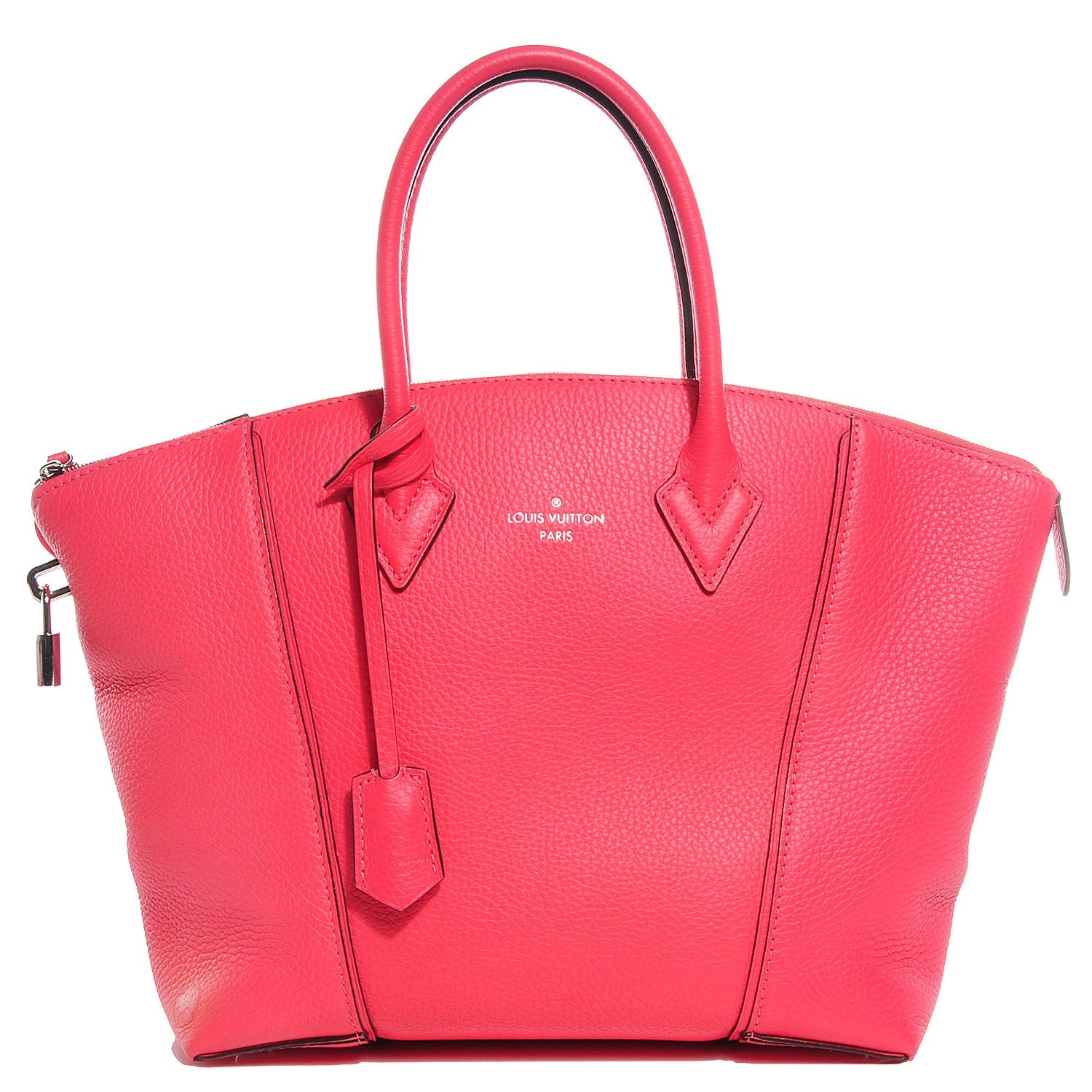 Louis Vuitton Cuir Taurillon Soft Lockit PM Rose Litchi 1 of 7