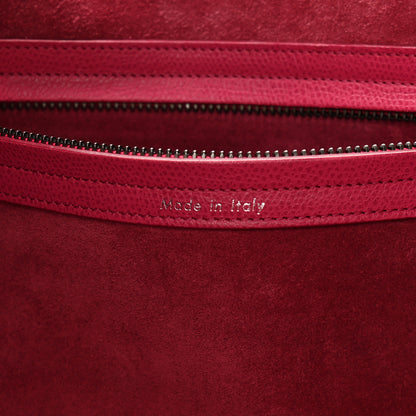 Celine Grained Calfskin Medium Phantom Luggage Fuchsia 6 of 14