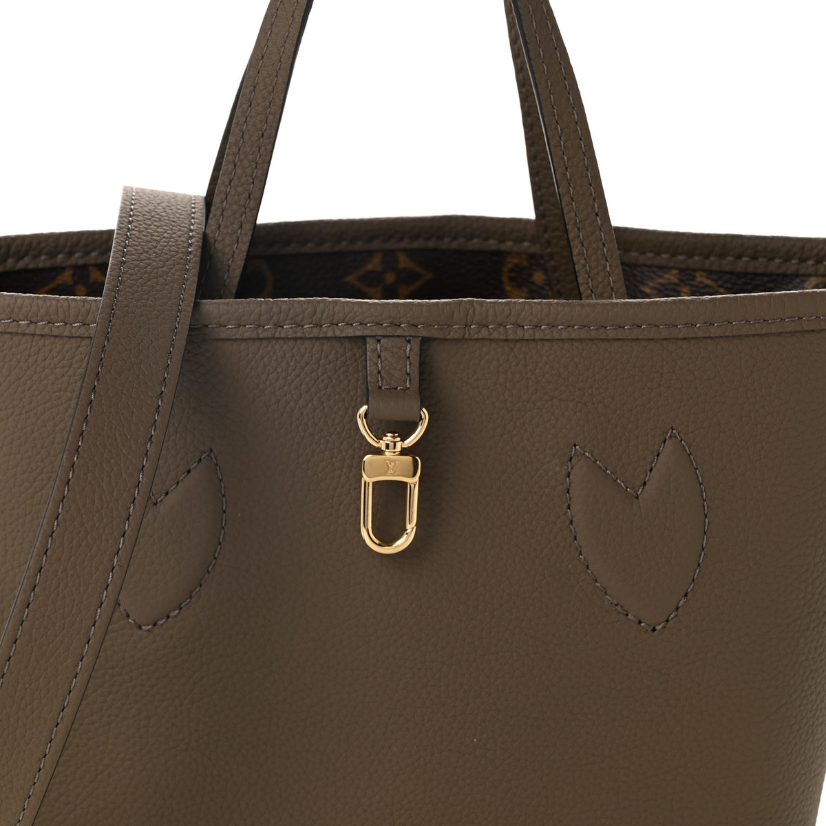 Louis Vuitton Monogram Neverfull Inside Out Bandouliere BB Dark Fango 13 of 17