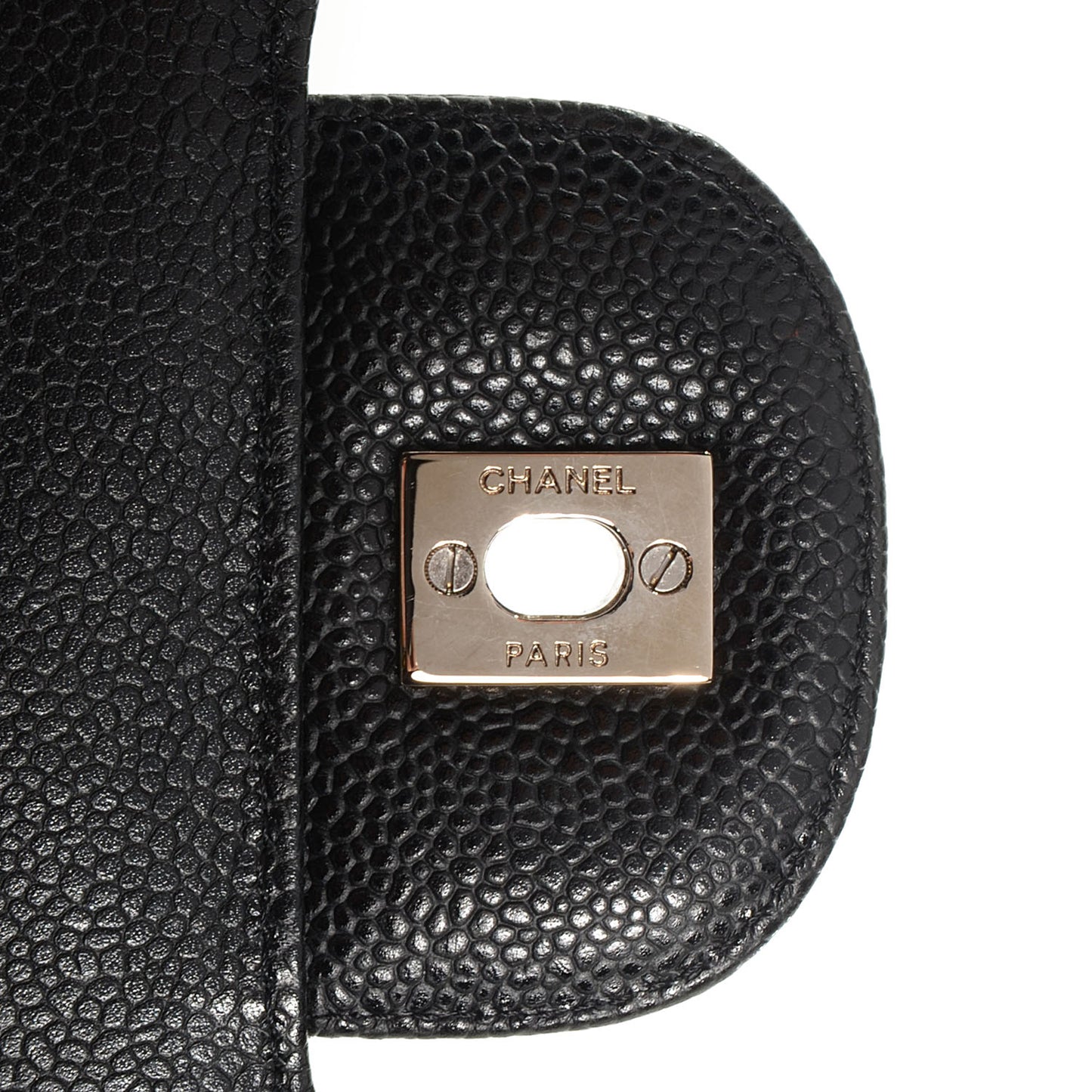 Caviar Jumbo Single Flap Black