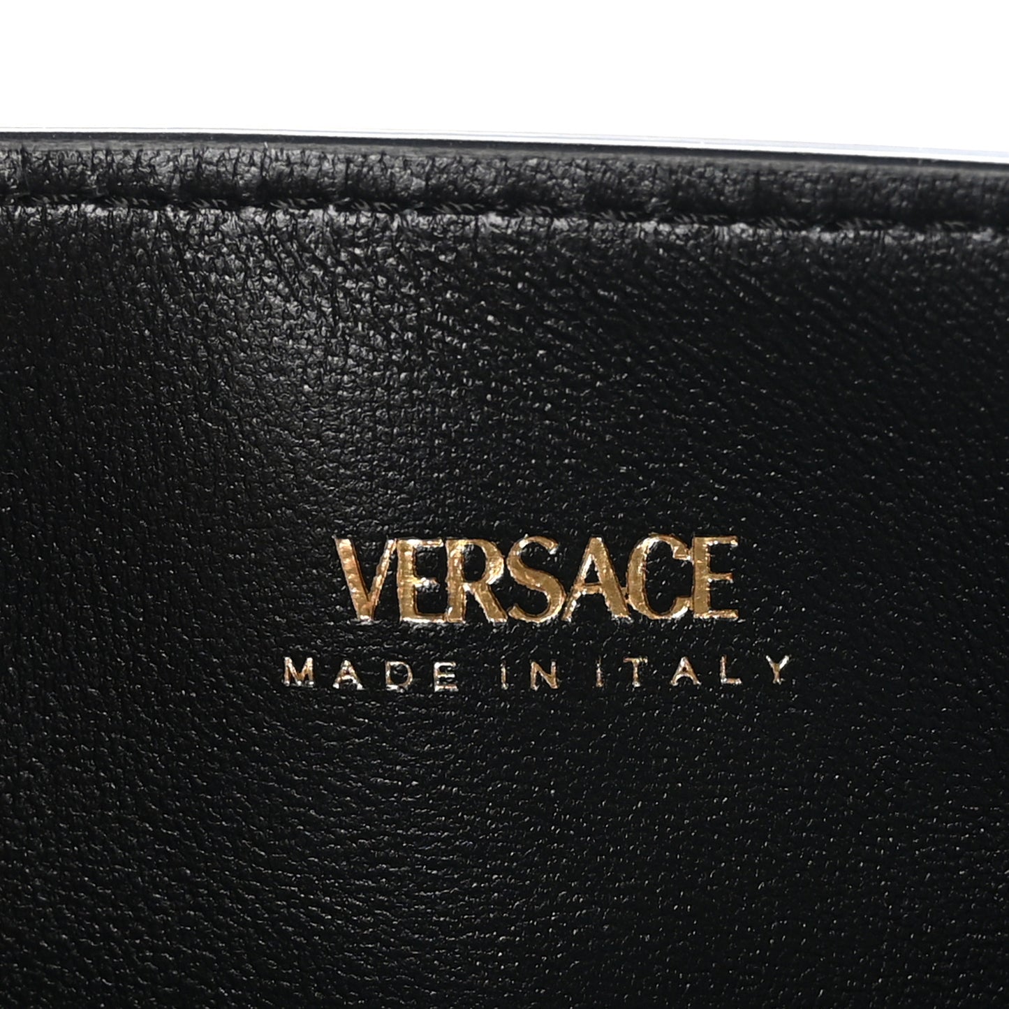 Calfskin Small Medusa '95 Tote Bag Black