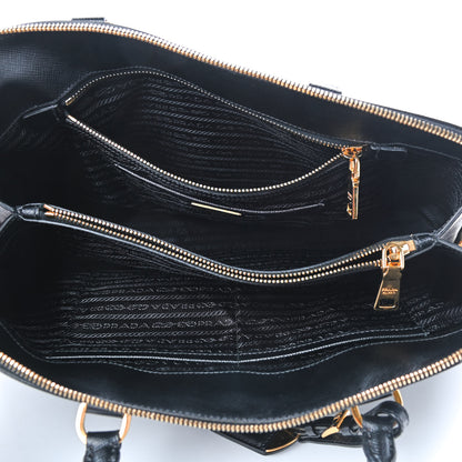 Prada Saffiano Lux Large Promenade Tote Black 4 of 8
