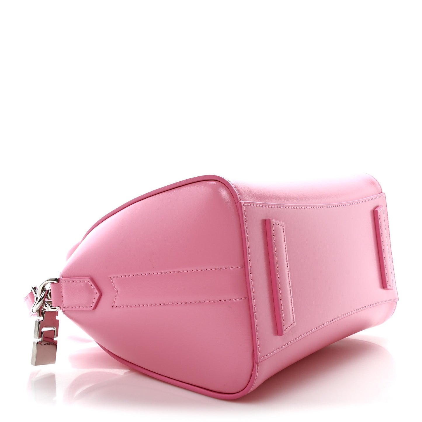 Shiny Lord Calfskin Mini Antigona Bright Pink