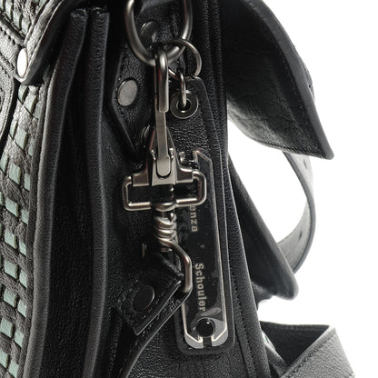 Proenza Schouler Woven Leather PS1 Medium Satchel Black 14 of 14