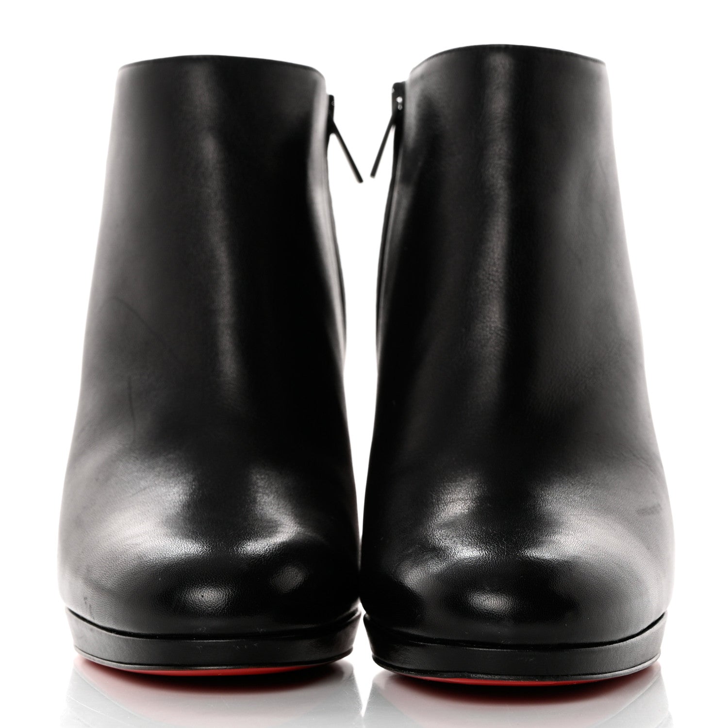 Christian Louboutin Calfskin Pasteur 100 Ankle Boots 39.5 Black 2 of 7