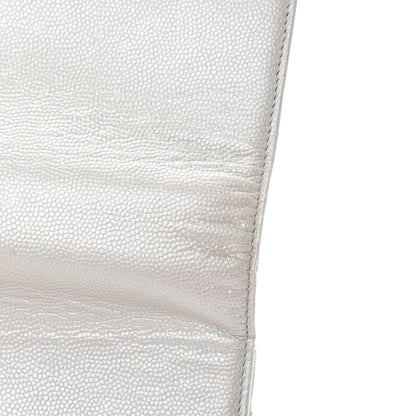 Chanel Caviar Sevruga Wallet on Chain WOC Silver 8 of 15