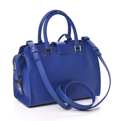 Saint Laurent Calfskin Monogram Baby Cabas Blue Majorelle 2 of 9