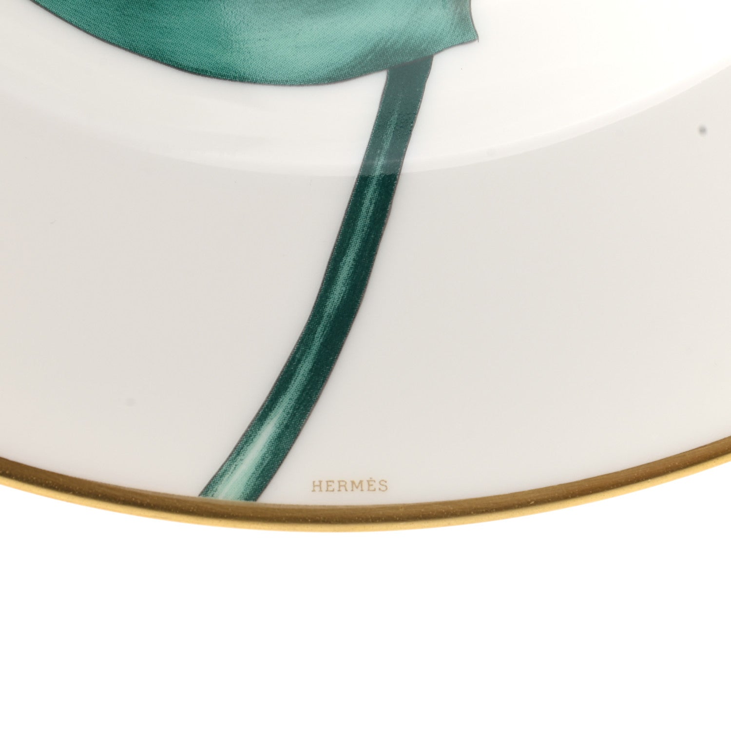 Hermes Porcelain Passifolia Soup Plate 5 of 7