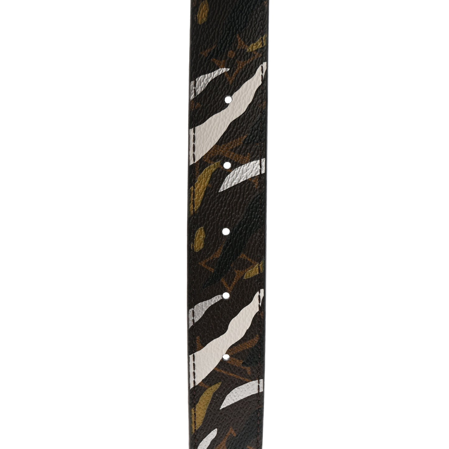 X LOL Monogram Belt 85 34 Gold Silver