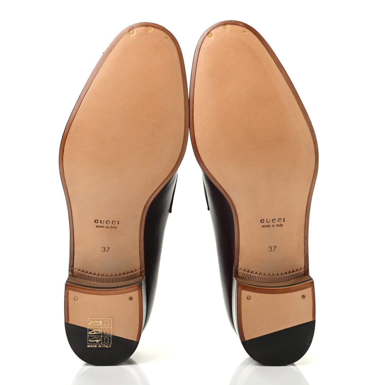 Gucci Calfskin Web Interlocking G Tassel Loafers 37 Ruby Bordeaux 5 of 8