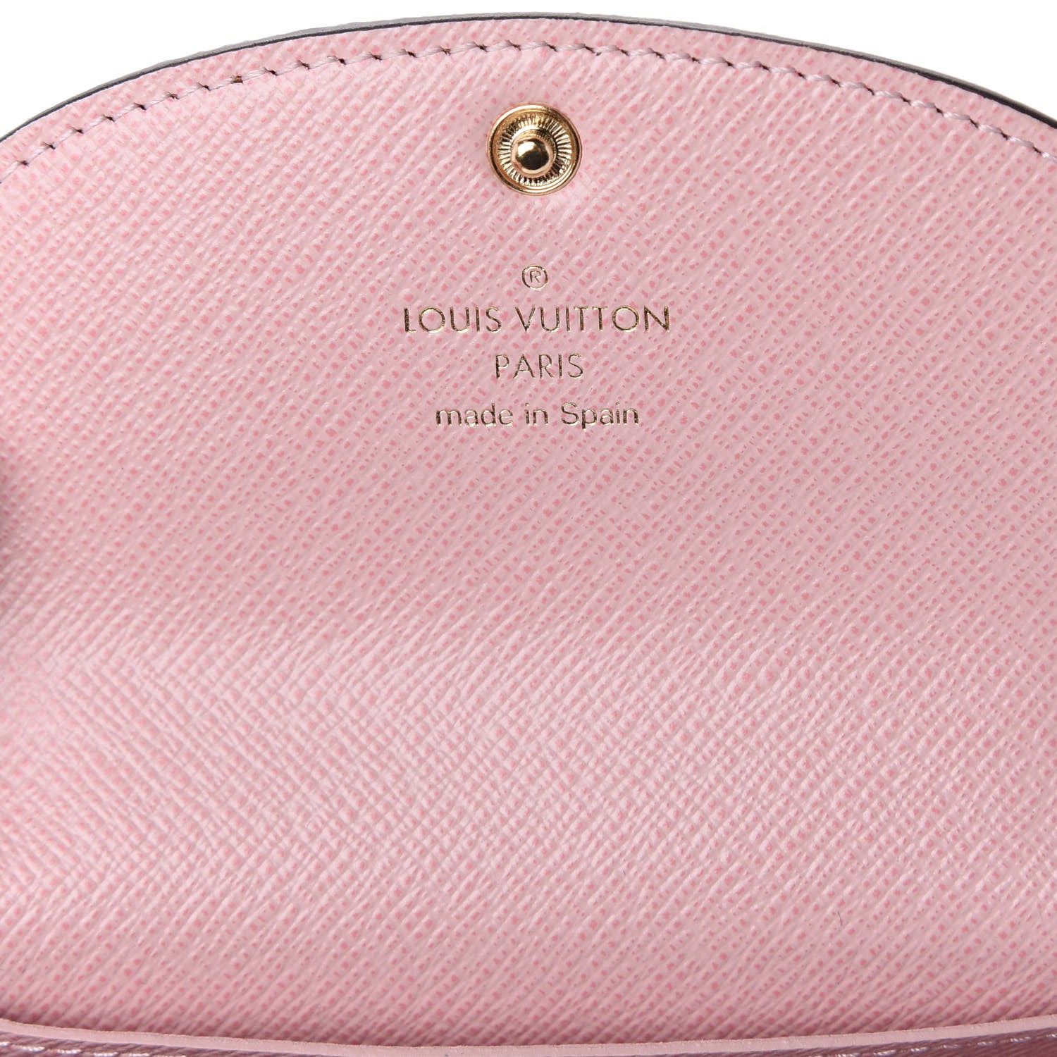 Louis Vuitton Damier Ebene Rosalie Coin Purse Rose Ballerine 7 of 11