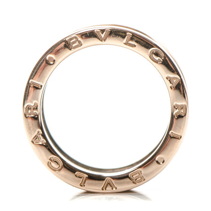 Bulgari BULGAR 18K Rose Gold B.Zero1 4 Band Ring 54 7 1 of 6