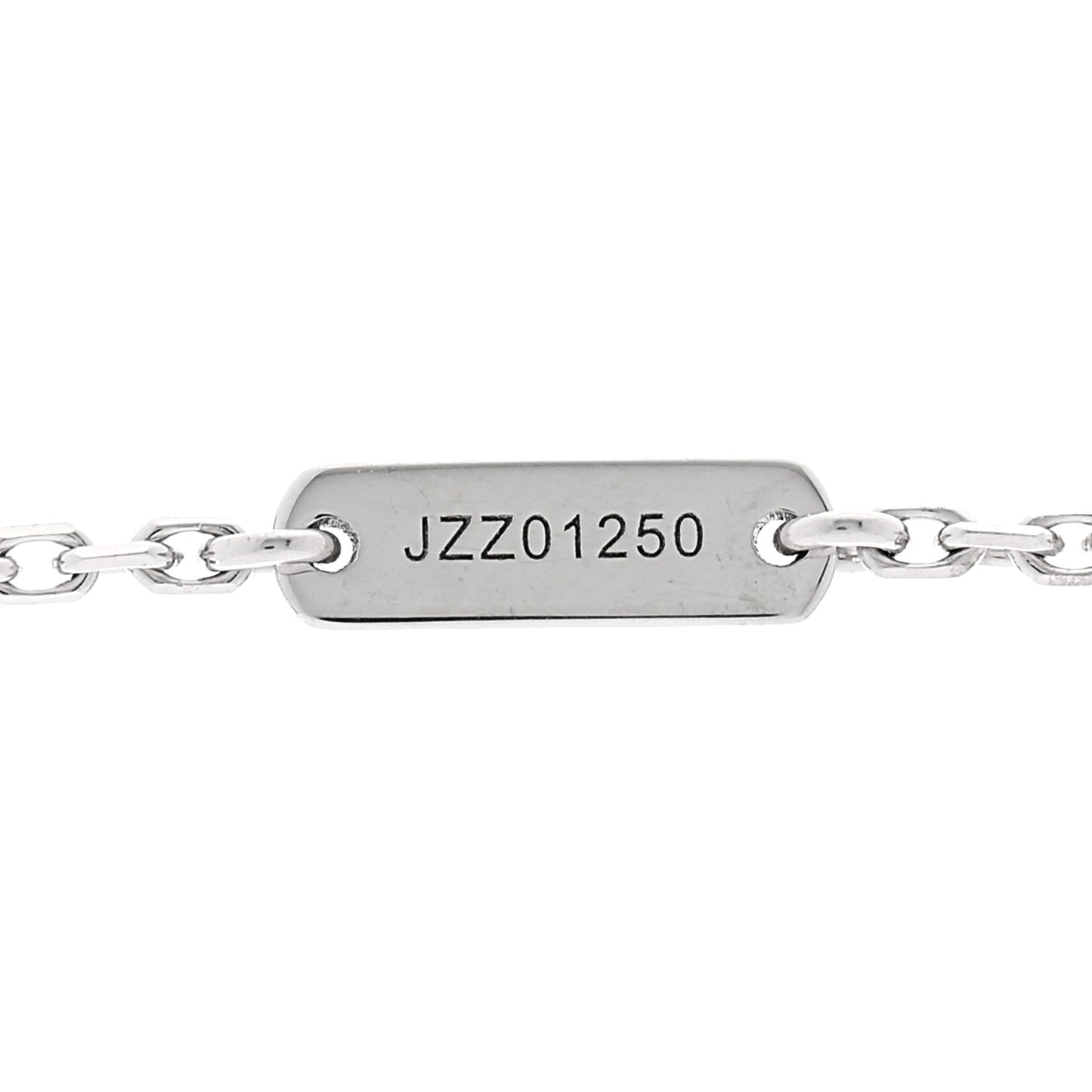18K White Gold Diamond Flowerlace Pendant Necklace