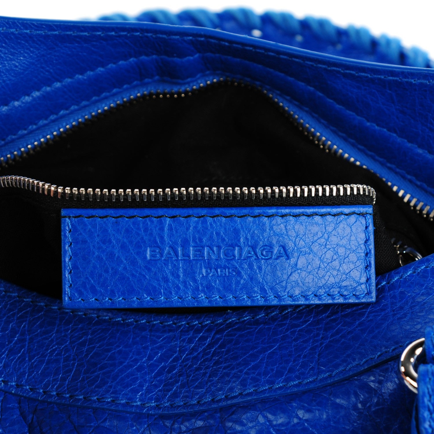 Balenciaga Agneau Giant 12 Silver Hardware Town Bleu Lazuli 7 of 8