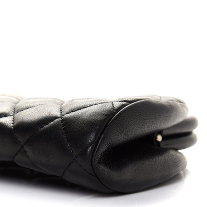 Chanel Lambskin Quilted Timeless Clutch Black 10 of 13