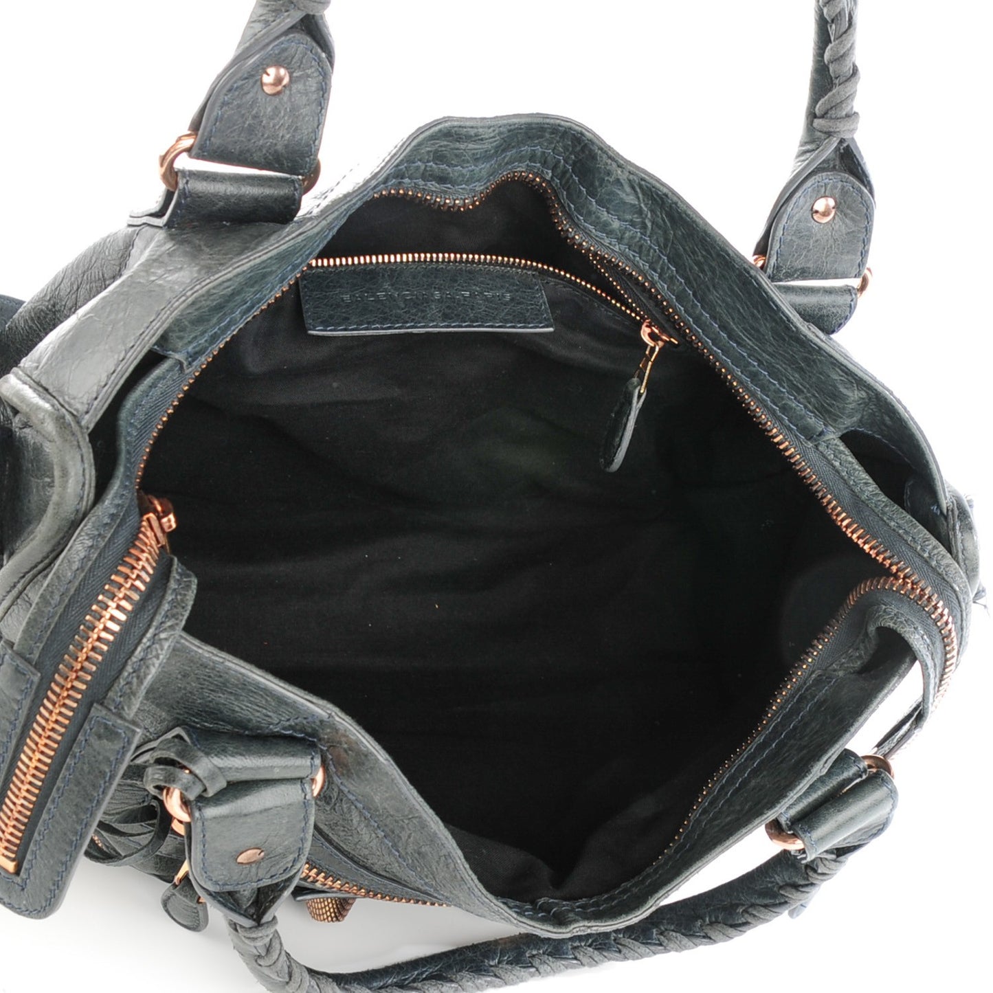 Agneau Giant 21 Rose Gold Hardware City Anthracite
