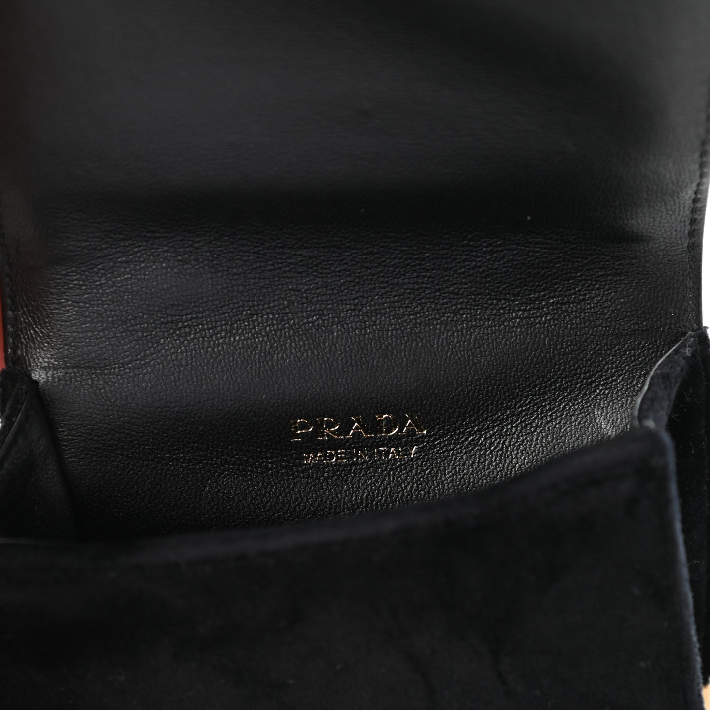 Velluto Micro Cahier Bag Black