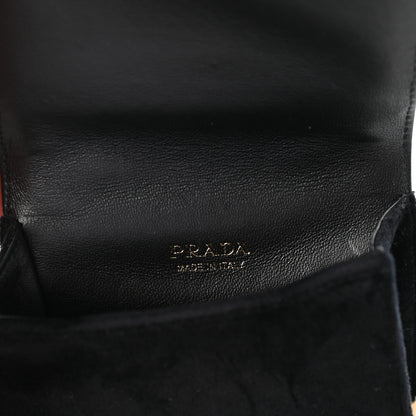 Prada Velluto Micro Cahier Bag Black 6 of 8
