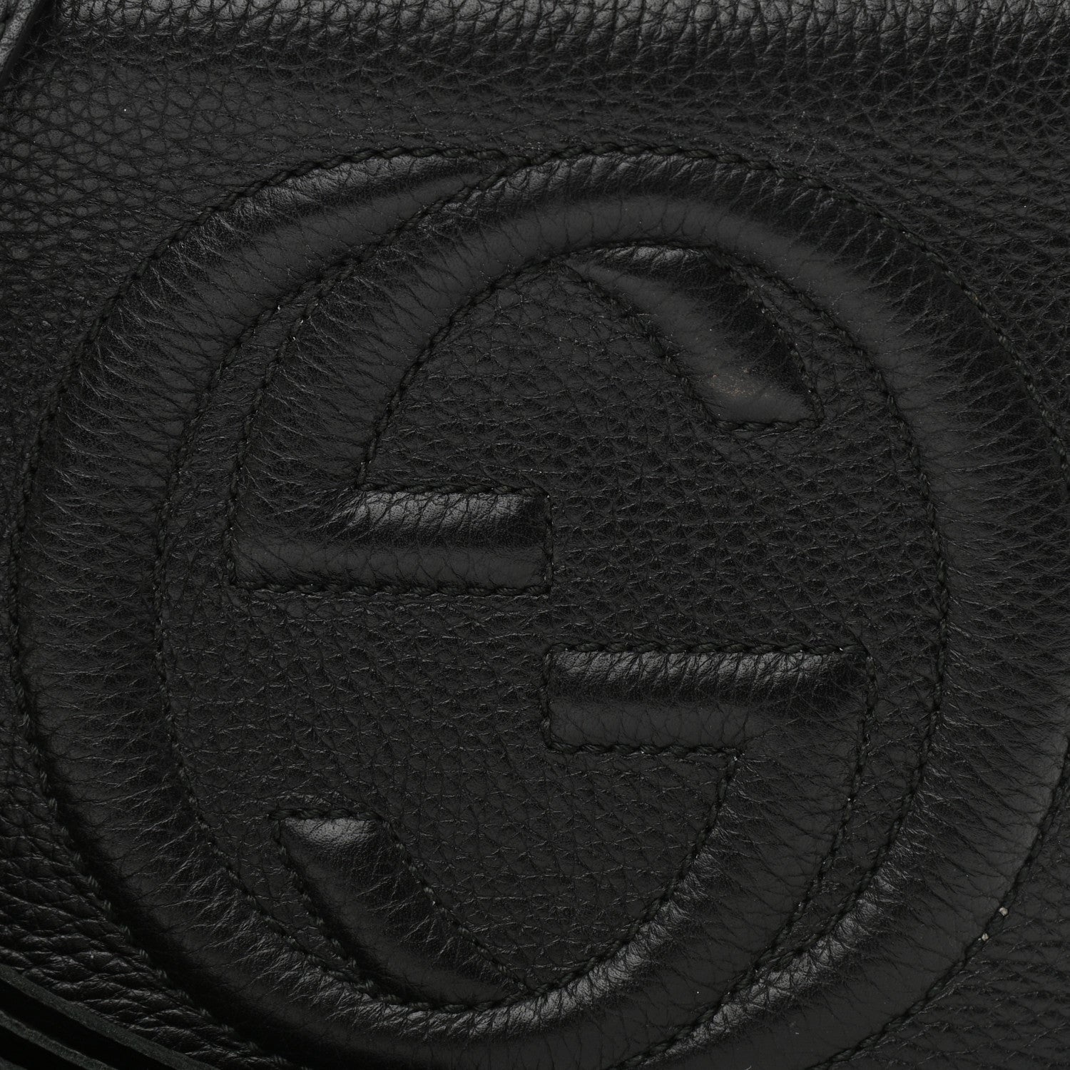 Gucci Pebbled Calfskin Small Soho Disco Bag Black 8 of 14